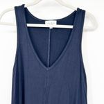Feel the Piece Terre Jacobs Womens Summer V-Neck Pocket Tank Dress XS/S Navy Photo 1