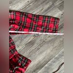 Antonio Melani  Red Plaid Saree Blouse Photo 7