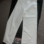 ZARA white Marina straight leg jeans Photo 0