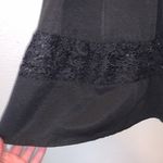 EXPRESS  black lace pleated midi a-line skirt Photo 3