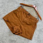 Madewell  Women’s Camp Shorts 2.5” Cotton High Rise in Burnt Sienna Size M Photo 2