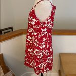 Original Hilo Hattie Hawaiian Red and White hibiscus flower floral Dress med Photo 8