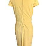 Max Mara Yellow Faux Knee Length Wrap Dress Size 12 Photo 2