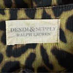 Denim & Supply Ralph Lauren  Leopard Print‎ Boho Peasant Top India Cotton M Photo 7