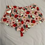 Target Snoopy Pink Lovely Night Plush Pajama Shorts Size L NWT Photo 2