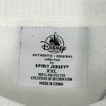 Disney NEW/NWT Parks White & Silver Fuzzy Embroidered SPIRIT JERSEY Size XXL Photo 9
