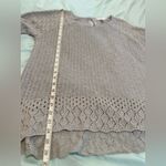 LC Lauren Conrad  Womens Sz: XLP Bell Sleeve Open Knit Flowy A-line Sweater. Photo 3