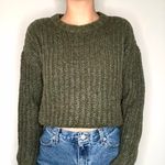 American Eagle green knit wool sweater Photo 1