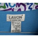 Lavon Y2k 92  M Multi-Color Full Zip Nylon Tennis Windbreaker Jacket‎  Grunge Photo 1
