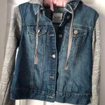 Mudd denim hoodie jacket, size small Photo 2