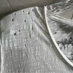 Magnolia Pearl Off White The Dylan Long Sleeve Distressed T-Shirt Maxi Dress Photo 11