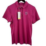 Under Armour  Pink Short Sleeve Golf Polo Medium New Photo 1