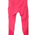 Zyia  ACTIVE Neon Coral Flower Power Lux High Rise Leggings Pink Size 6/8 Photo 3