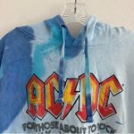 AC/DC  Blue Tie-Dye Pullover Hoodie Size: XL, NWT Photo 1