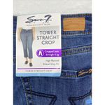 Seven7  Womens Jeans Sz‎ 10 Tower Straight Crop raw hem NWT Photo 11