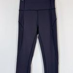 Lululemon Womens Legggings Black In Movement Pull On Stretch Gym Yoga Size 2 Photo 5