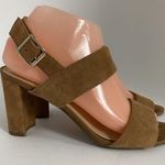 Franco Sarto Rumi Sandals Womens 7.5 M Tan Brown Leather Feminine High Heels Photo 6