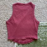 SheIn Ribbed Pink Halter Top Photo 1