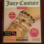 Juicy Couture  Gold and Pink Charm Bracelet Set. NIP Photo 0