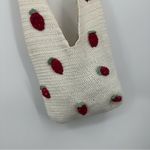 Strawberry Crochet Cross Body Bag Boho Fairycore Red Photo 2