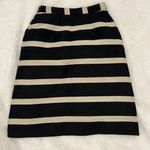  Anthropologie hutch size 2‎ hood and black striped skirt with pockets Photo 2
