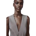 ZARA V-neck Sleeveless Mini Dress With Belt Size Small NWOT Photo 6