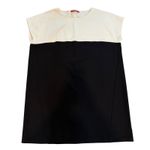 Marina Sport by Marina Rinaldi‎ XXL Color Block Dress Minimalist Black White Photo 1
