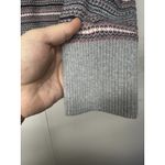 L.L. Bean Sweater Women Large Multi Stripe Knit Long Sleeve Turtle Neck Pullover Photo 7