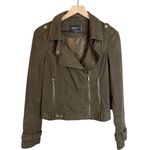 BNCI by Blanc Noir Faux Suede Moto Jacket Photo 0