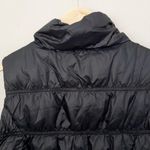 prAna  | Molly Down Filled Full Zip Puffer Vest Black Snap High Neck | Size XL Photo 5