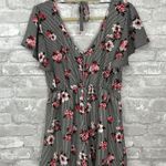 Miami  Striped Floral Romper Photo 2