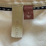 Pilcro Anthropologie Henley Blouse Size Large Pink Rose Photo 7