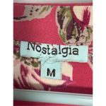 Nostalgia Women's Red Floral Flounce Sleeve V Photo 7