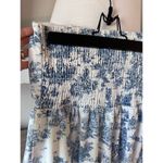 KLD Cherie Bow Front Midi Dress in Blue Size Large Photo 7