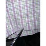 Lady Hagen  Shorts Size 14 Plaid Mid Rise 10" Inseam Golf Light Purple & Green Photo 14