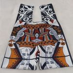 Blackmilk Style Casino Queen Of Hearts Reversible Stretch Leggings Photo 1