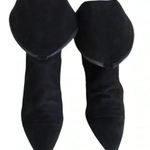 Georges Rech Paris Boots all Leather Black Velvet size 40 low heels 3.5” Photo 3