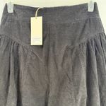 Blue Velvet black Super Wide Leg micro Corduroy Pants tiered pull on Size L NWT Size L Photo 1