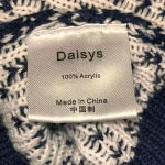 Daisys Boutique Women,s Navy White Red HOHOHO Ugly Xmas Pullover‎ Sweater 3XL Blue Size 3X Photo 3