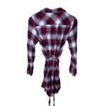 Gap  x Pendleton Flannel Shirt Dress Plaid Button Down Belted Long Sleeve Size SM Photo 3