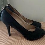 Furla Heels Black Dark Gray Closed Toe Zipper Back Business Casual Neutral Photo 2