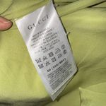 Gucci Green Silk Blouse with Tie-Neck size 40 medium or 6/8 Photo 9