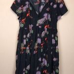 Urban Outfitters Women’s Floral Print Split Neck Baby Doll Collared Mini Dress Photo 0