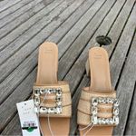 A New Day Size 10 Women's Kathleen Raffia Buckle Block Heels - rhinestone fall Photo 2