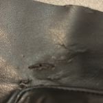 Charlie Paige Black Faux Leather Wing Collar Jacket XL Rocker Biker Goth Mobwife Photo 10