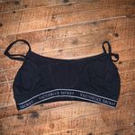 Victoria's Secret Victoria’s Secret black & white wireless S sports low impact bra Photo 1