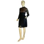 VINTAGE 1960'S MISS SOPHISTICATE FRANCES HENAGHAN BLACK SILK LACE DRESS (XS) Photo 6