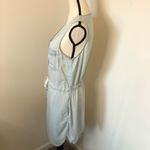 Harper Chambray Button Down Mini Dress Photo 2