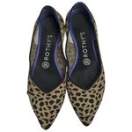 Rothy's Rothy’s Women’s Size 7.5 Leopard Print Knit Pointy Toe Slip On Flats Shoes Photo 2