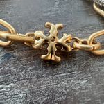 Tory Burch NWT Auth. Roxanne Pave Bracelet in rolled Tory Antique Gold Photo 11